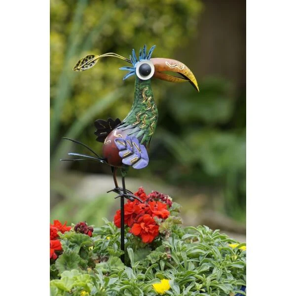 Toekan Op Pin In Metaal 2 Toekan Op Pin In Metaal - Afbeelding 2