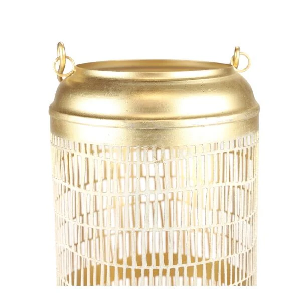 Lantaarn Rechthoekjesmotief - 26 × 15 Cm 2 Lantaarn Rechthoekjesmotief - 26 × 15 Cm - Afbeelding 2