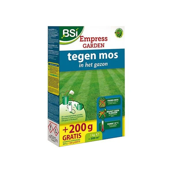 BSI Mosbestrijding Gazon + Verharding - 1 Kg 1 BSI Mosbestrijding Gazon + Verharding - 1 Kg