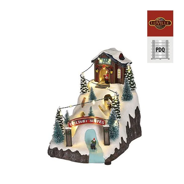 Kerstdorp Skiberg - 24 × 16 × 22 Cm 3 Kerstdorp Skiberg - 24 × 16 × 22 Cm - Afbeelding 3