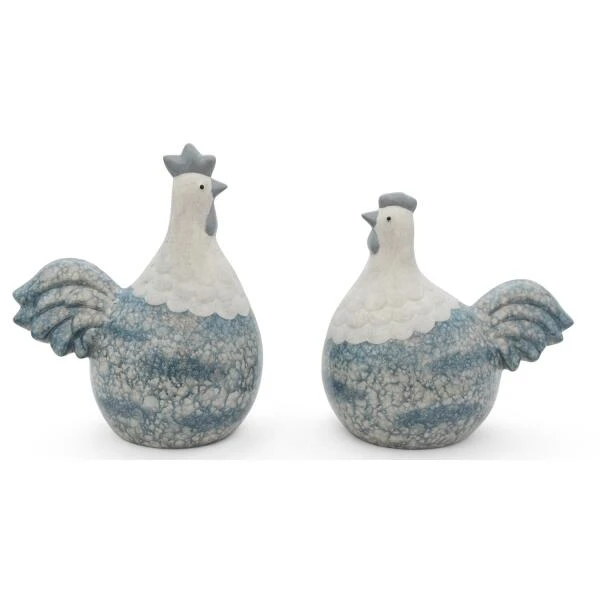 Kip Keramiek - Medium - Set Van 2 Stuks 1 Kip Keramiek - Medium - Set Van 2 Stuks