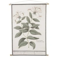 Wanddoek Met Bloemen Salamo - 106 × 140 Cm