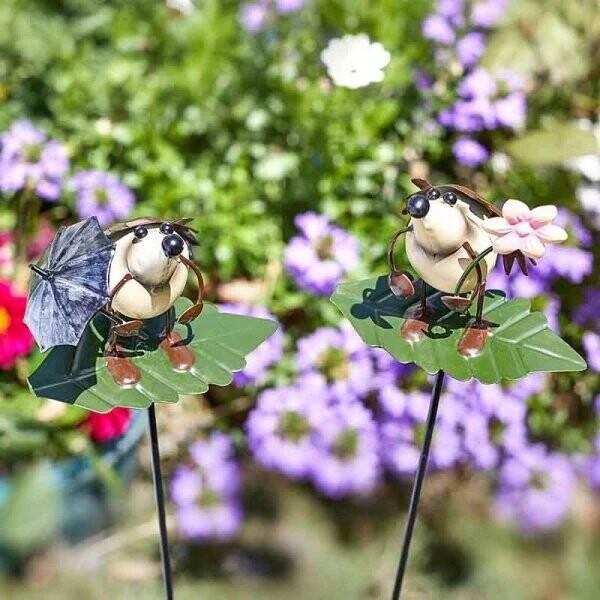 Egel Tuinprikkers - Set Van 2 Stuks 1 Egel Tuinprikkers - Set Van 2 Stuks