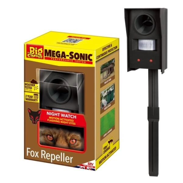 Mega Sonic Vossenverjager - Licht & Geluid 1 Mega Sonic Vossenverjager - Licht & Geluid