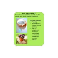 Anti-slakken Kopertape 4 M 9 Anti-slakken Kopertape 4 M -Tuin En Buiten antislakken kopertape 1484052941 2 600