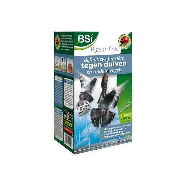 BSI Duivenweringspinnen Inox 150 Cm 1 BSI Duivenweringspinnen Inox 150 Cm