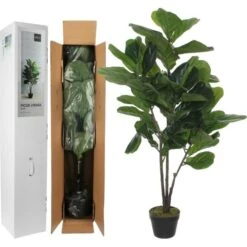 Kunstplant Ficus Lyrata 120 Cm