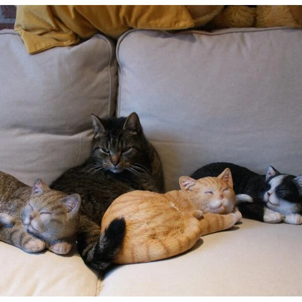 ESSCHERT DESIGN Kat Rustend - 3 Kleuren 2 ESSCHERT DESIGN Kat Rustend - 3 Kleuren - Afbeelding 2