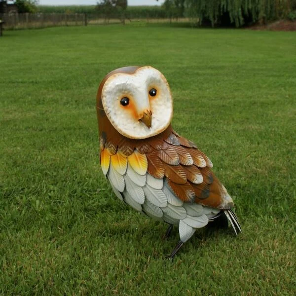 Kerkuil In Metaal 30 × 18 × 37 Cm 2 Kerkuil In Metaal 30 × 18 × 37 Cm - Afbeelding 2