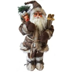 Kerstman Staand Bruin 30 Cm 8 Kerstman Staand Bruin 30 Cm -Tuin En Buiten kerstman staand bruin 30 cm 1599048412 1 600
