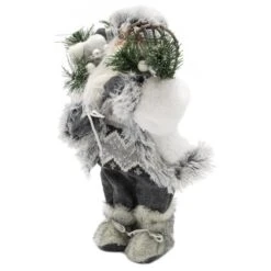 Kerstman Staand Grijs 30 Cm -Tuin En Buiten kerstman staand grijs 30 cm 1634806521 1 600