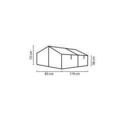 Voorkant -Tuin En Buiten miniserre gaia jumbo gehard glas 1660739251 2 600