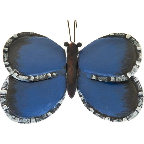 Vlinder Blauw Muurdecoratie - Afbeelding 3