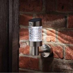 Muurlamp Wave Met Bewegingssensor, Op Zonne-energie