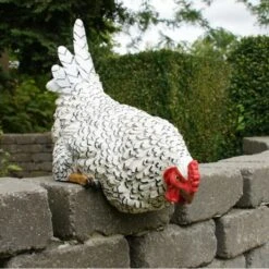 Nieuwsgierige Kip Tuinbeeld 7 Nieuwsgierige Kip Tuinbeeld -Tuin En Buiten nieuwsgierige tafelkip 1568377839 3 600