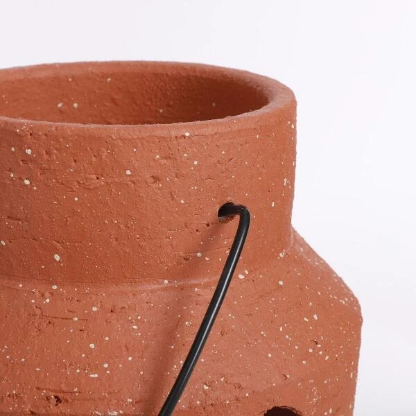 Pietra Lantaarn Terra - Ø 19 × 25 Cm 2 Pietra Lantaarn Terra - Ø 19 × 25 Cm - Afbeelding 2