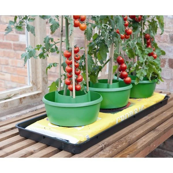 Plant- En Gietpot Groen - Set Van 3 Stuks 1 Plant- En Gietpot Groen - Set Van 3 Stuks