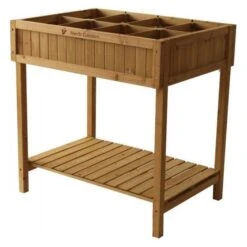 Vegtrug Kruidentafel 58 × 78 × 80 Cm - Naturel