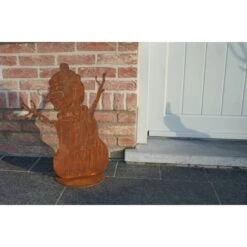 Sneeuwman Met Muts - Decoroest -Tuin En Buiten sneeuwman met muts 1510666931 3 600