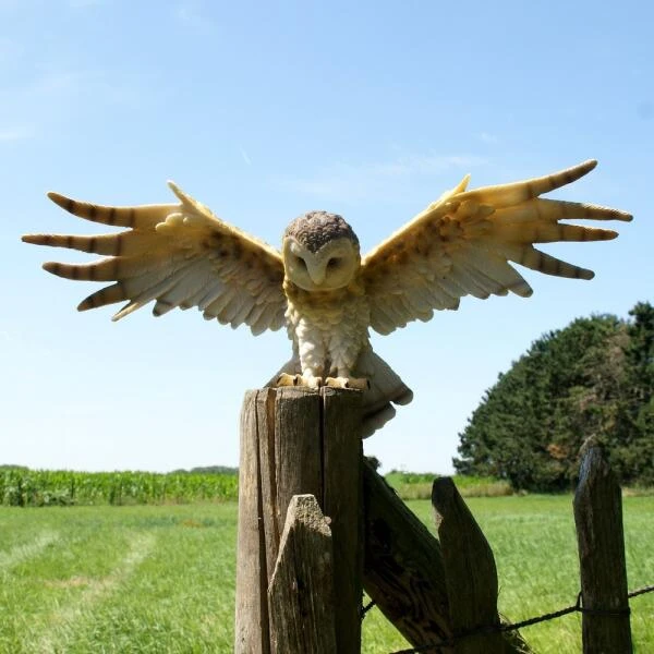 Uil Met Open Vleugels Muurdecoratie 4 Uil Met Open Vleugels Muurdecoratie - Afbeelding 4