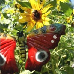 Vlinder Dagpauwoog Muurdeco 22 Cm 7 Vlinder Dagpauwoog Muurdeco 22 Cm -Tuin En Buiten vlinder muurdeco 22 cm 1564391831 2 600