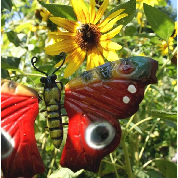 Vlinder Dagpauwoog Muurdeco 22 Cm 4 Vlinder Dagpauwoog Muurdeco 22 Cm - Afbeelding 4