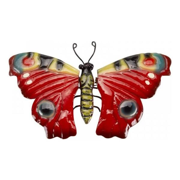 Vlinder Dagpauwoog Muurdeco 22 Cm 2 Vlinder Dagpauwoog Muurdeco 22 Cm - Afbeelding 2