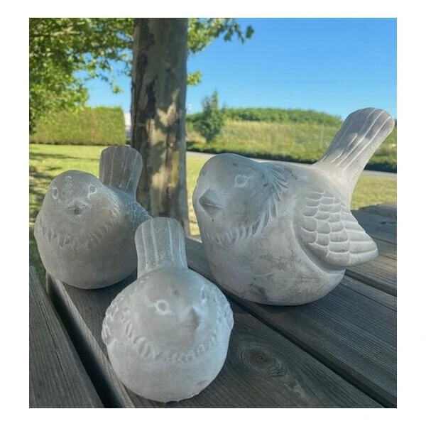 Vogel Uit Cement - 20 × 15 × 16 Cm - Afbeelding 2